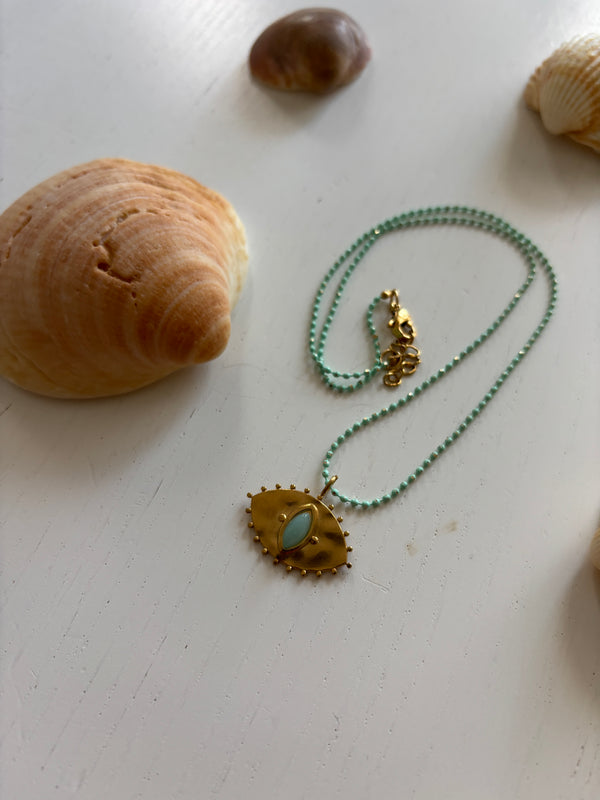 Turquoise Eye Necklace
