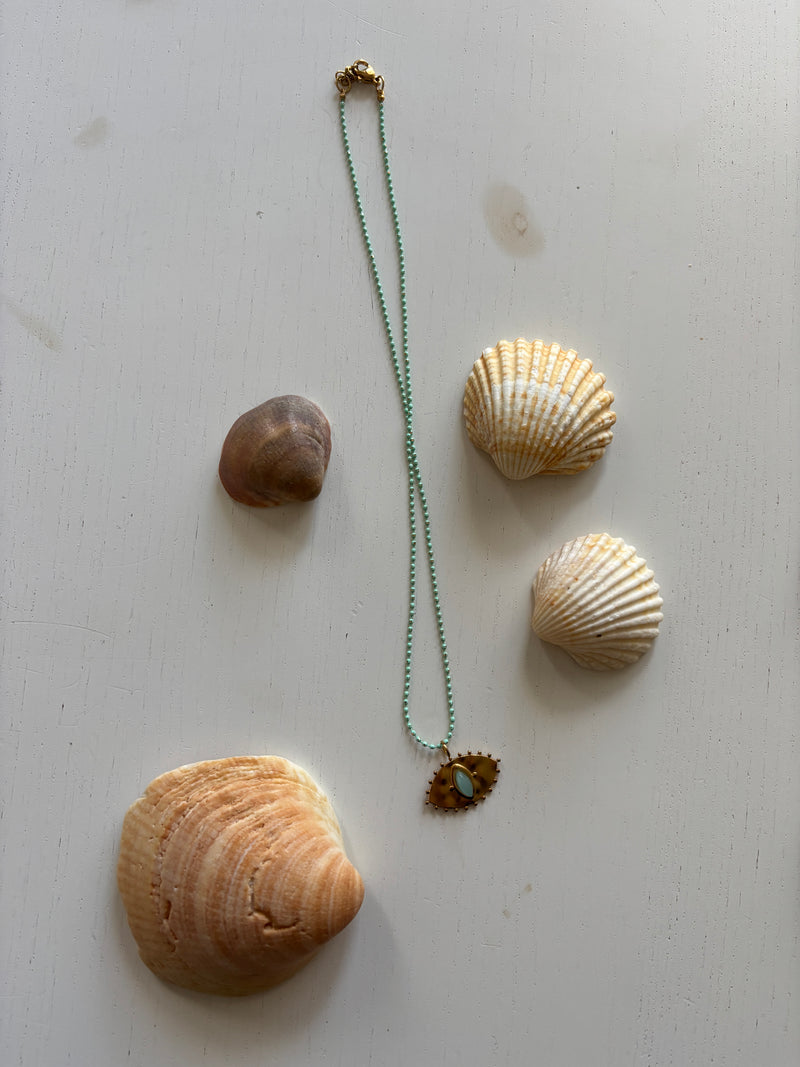 Turquoise Eye Necklace