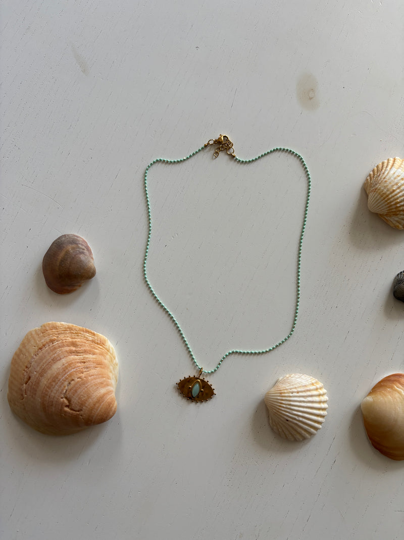 Turquoise Eye Necklace
