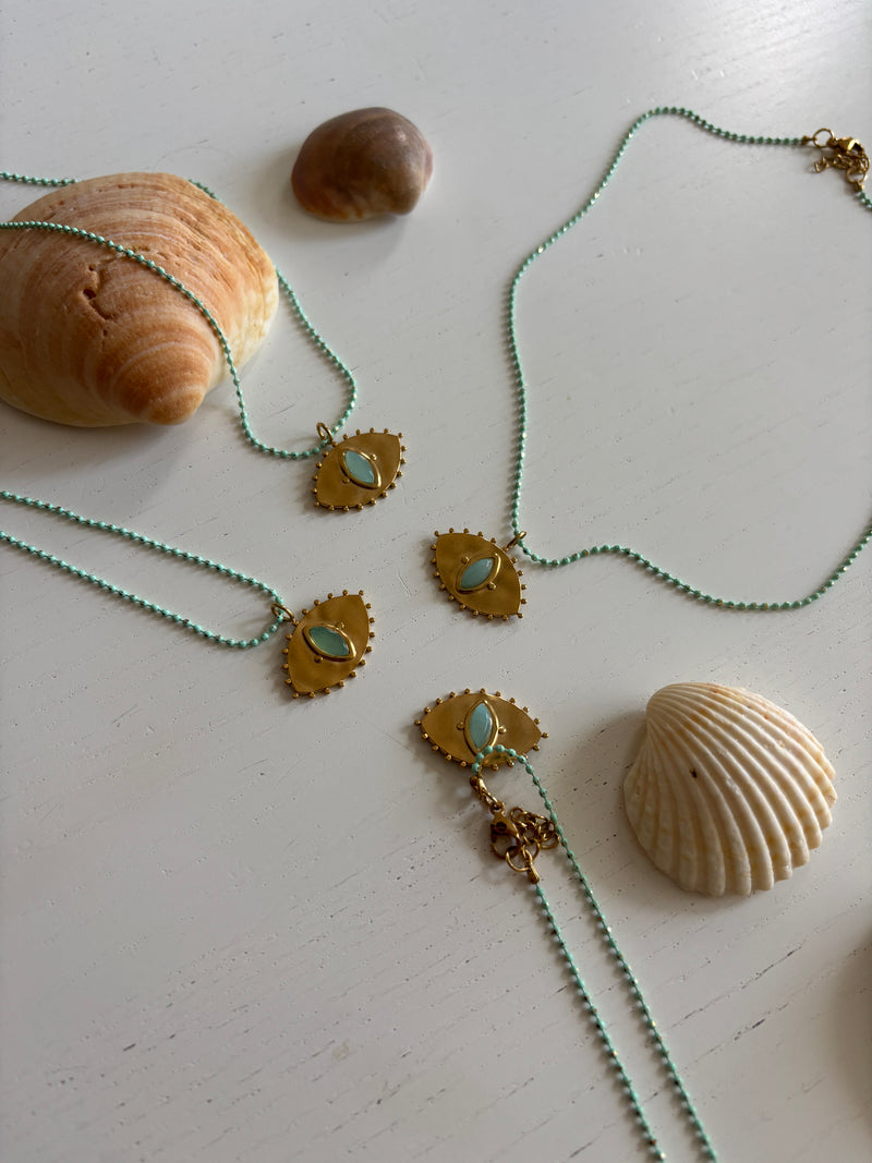 Turquoise Eye Necklace